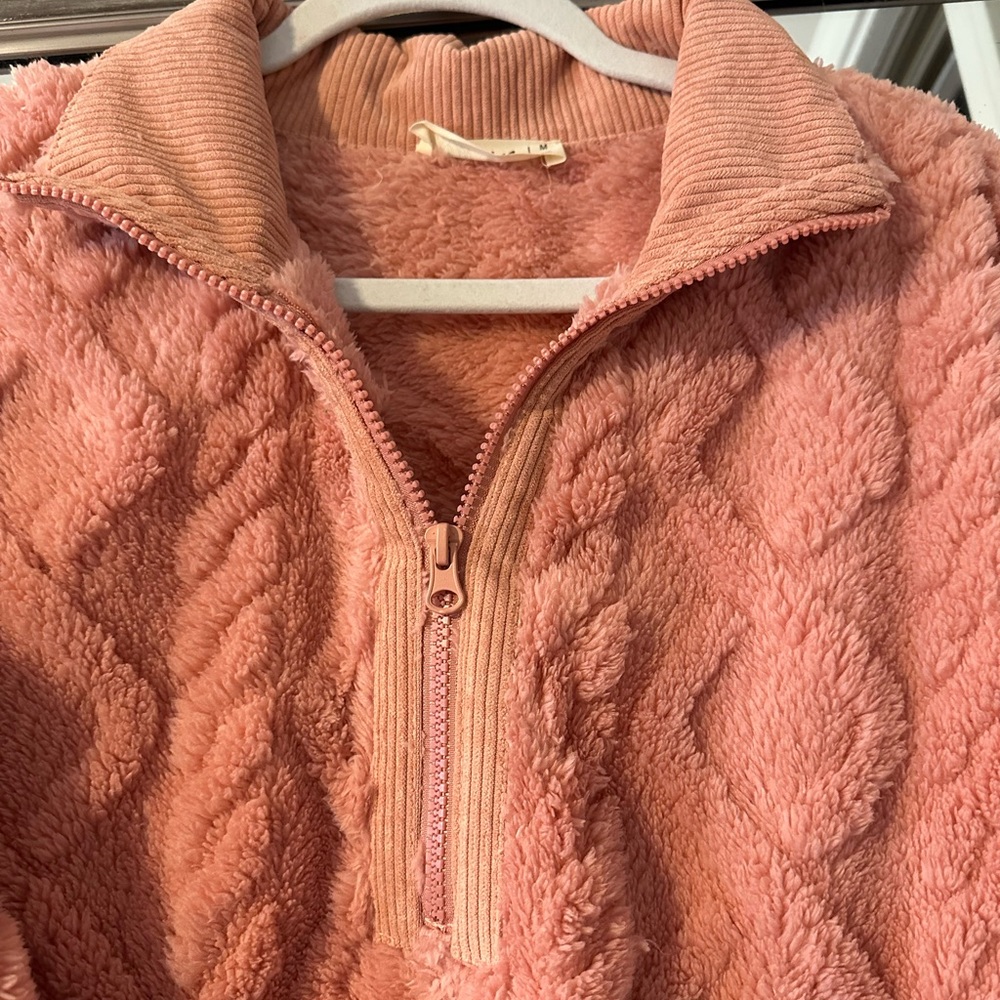 Cozy Pink Fleece Jacket - Picture 3 of 4